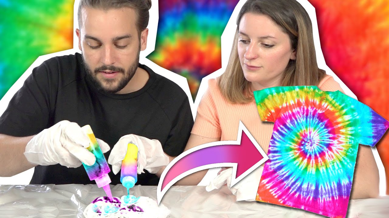 ON CUSTOMISE DES T SHIRTS EN TIE-DYE ! TEST KIT TIE AND DYE