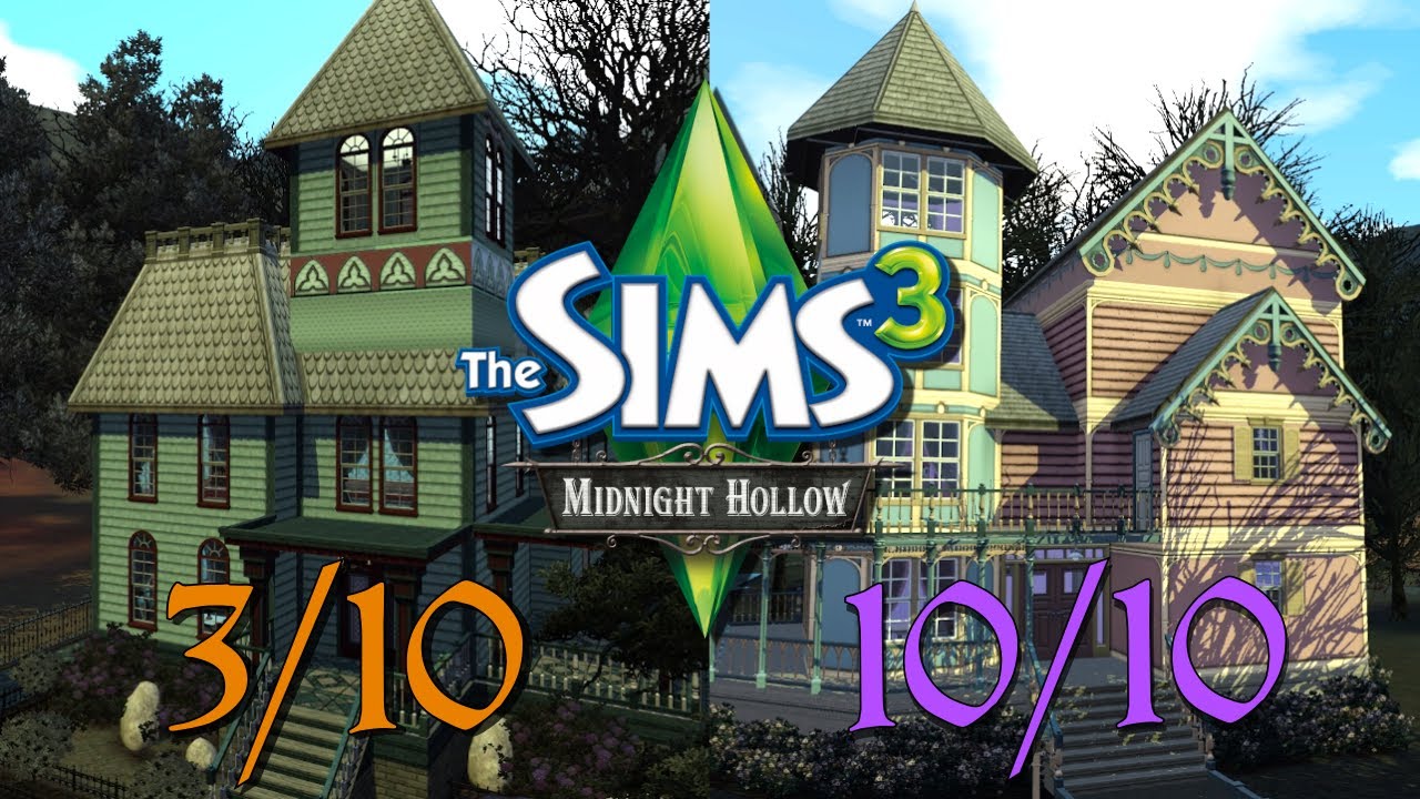 Judging and Rating Every EA Build in the Sims 3 Midnight Hollow