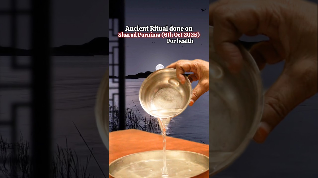 Moon Charged Kheer /Sharad Purnima Special Ritual[6 oct 2025]. Moon's energized kheer calms the mind