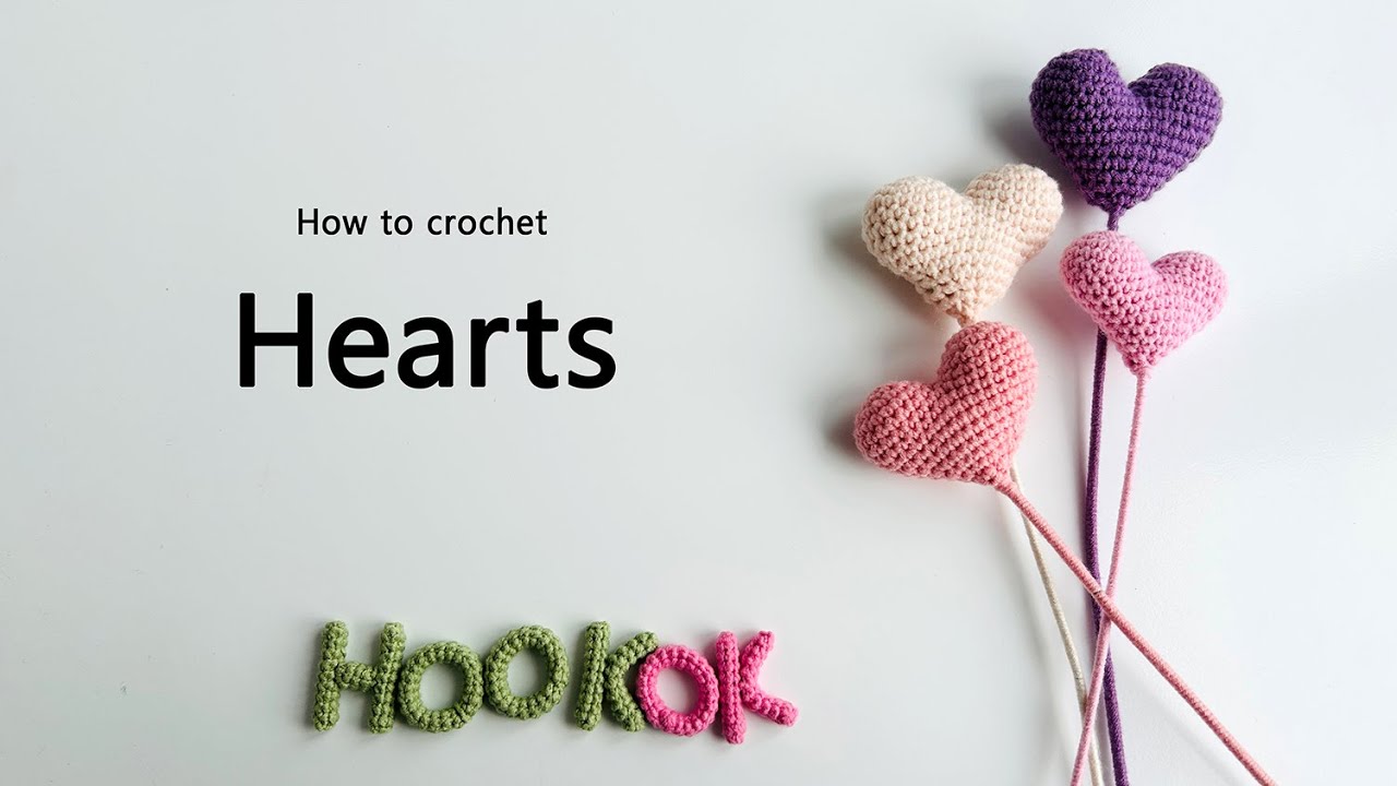 [free pattern] How to Crochet Love Heart
