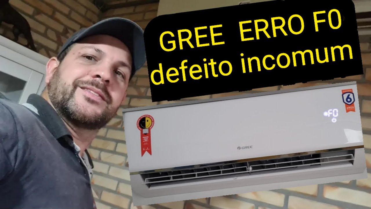 Gree - Erro F0 ... Situação de Defeito Raro