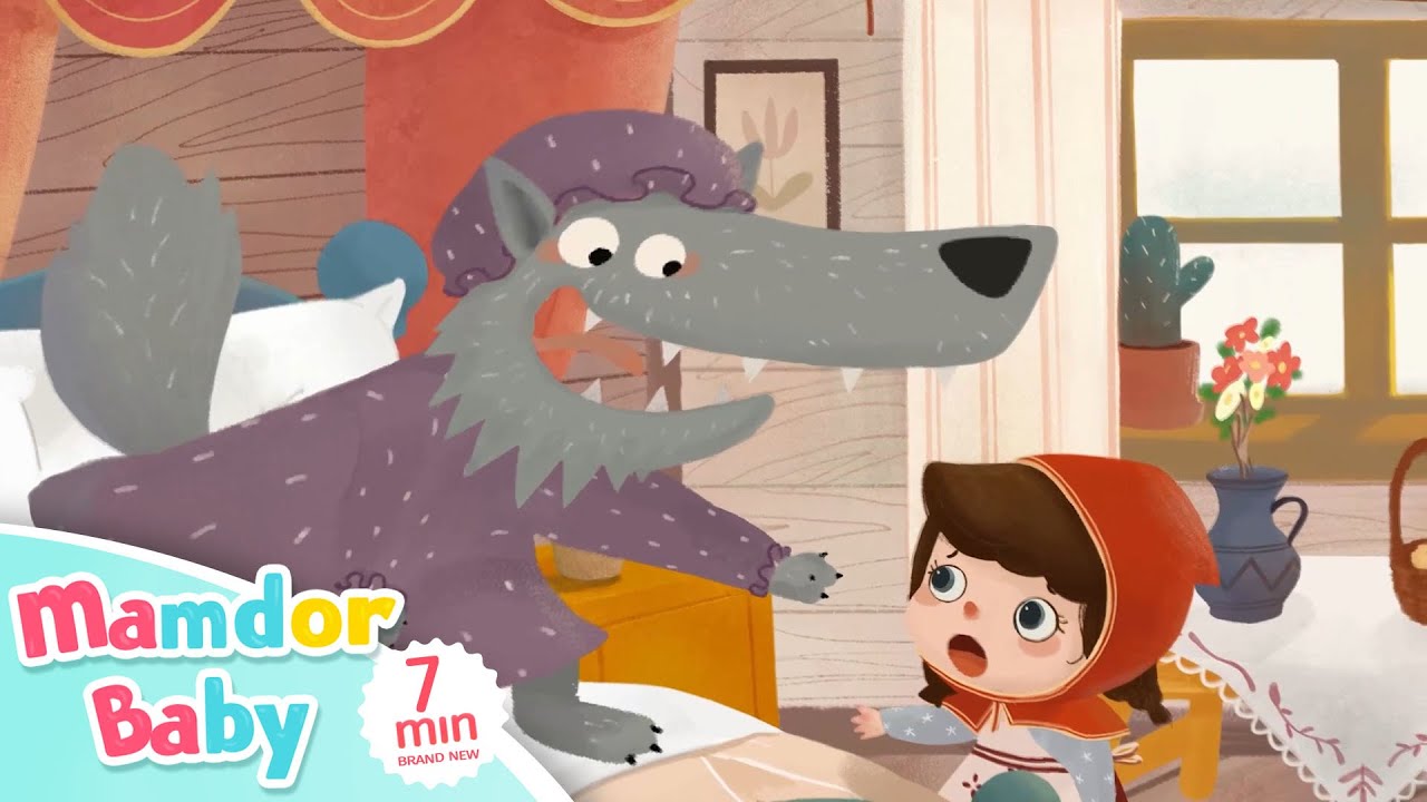 Little Red Riding Hood（小红帽）| Classic Fairy Tales |Chinese and English| Story for kids | MamdorBaby❤️