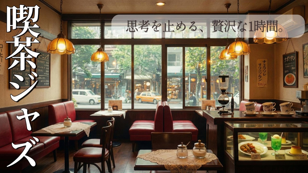 Coffee, Records, and Sleepless Nights. Elegant Piano Jazz in a Retro Japanese Café