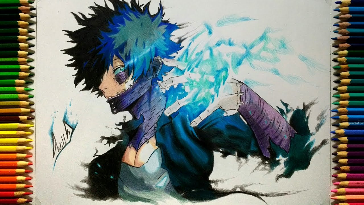 Drawing - Dabi ( Boku no hero academia ) [ 僕のヒーローアカデミア ]