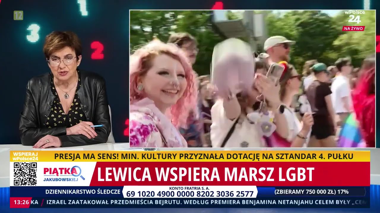 Lewica wspiera marsz LGBT | Piątka Jakubowskiej
