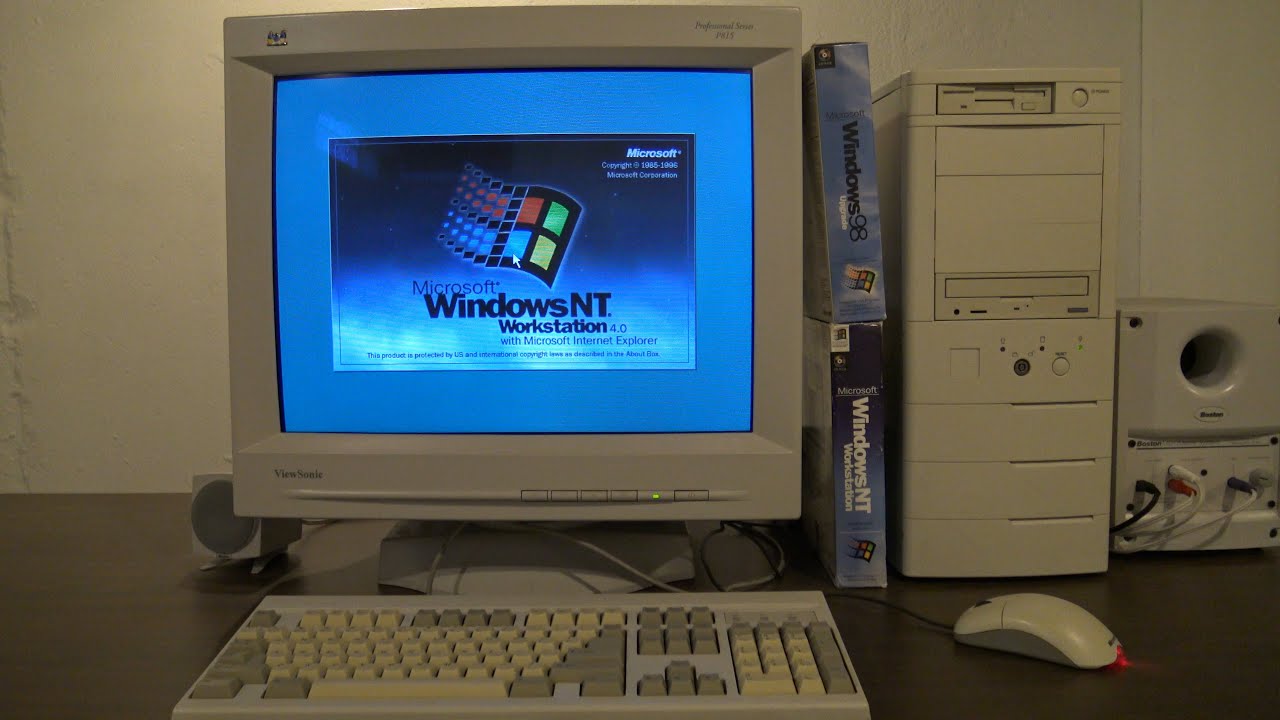Windows NT Workstation 4.0 Startup and Shutdown in 4K in the BACKROOMS