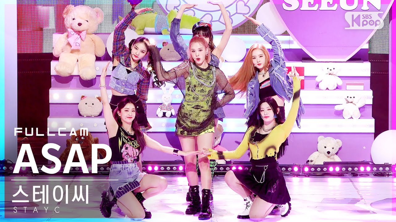[안방1열 직캠4K] 스테이씨 'ASAP' 풀캠 (STAYC Full Cam)│@SBS Inkigayo_2021.04.11.