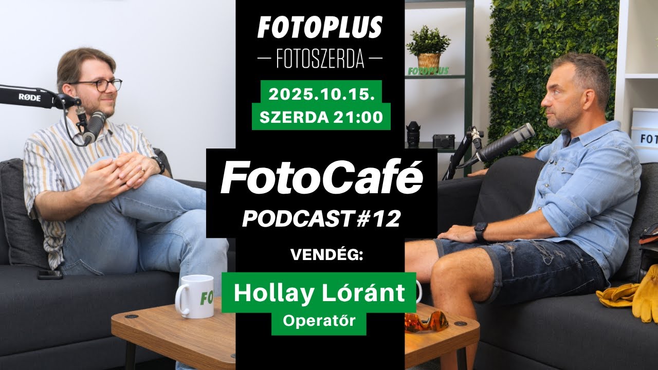 🎙🎬 Különleges gyöngyszem: Fujifilm X-H2S a filmkészítésben - Hollay Lóránt operatőr  | FotoCafé #12