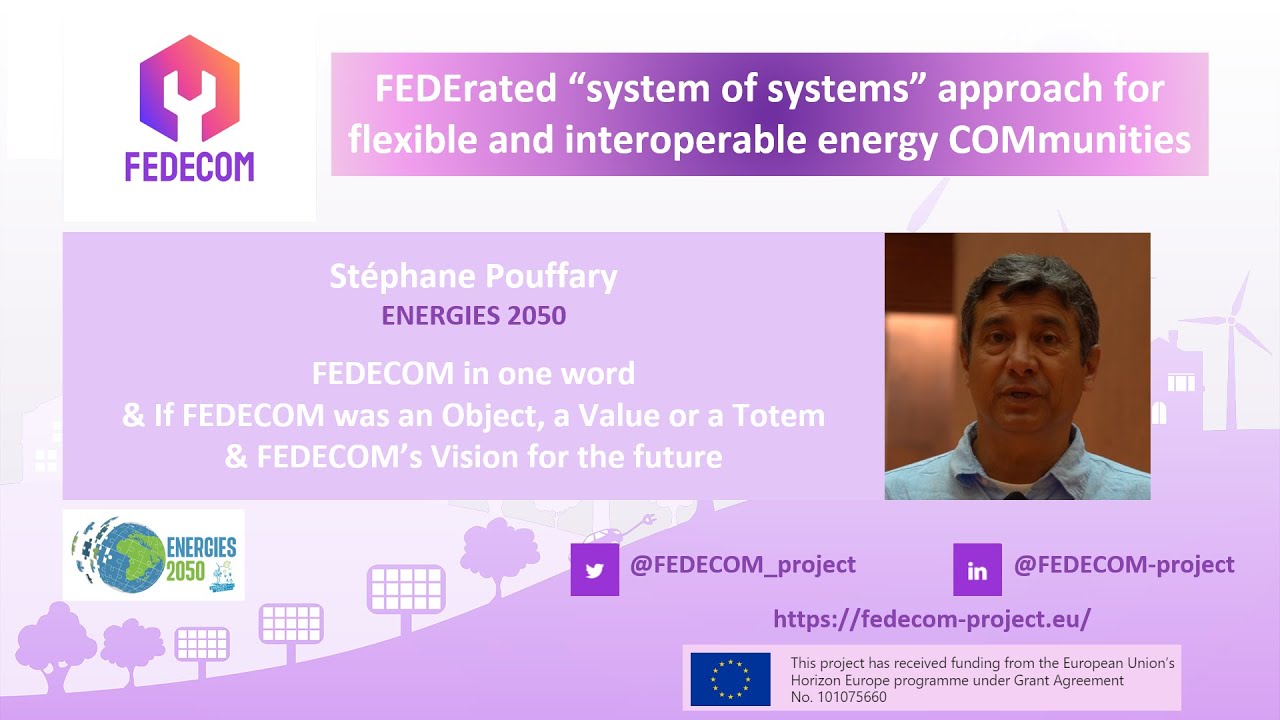 [ENERGIES 2050 &ndash; St&eacute;phane Pouffary] FEDECOM as a Word, an Object, a Value, a Totem, a Future Vision