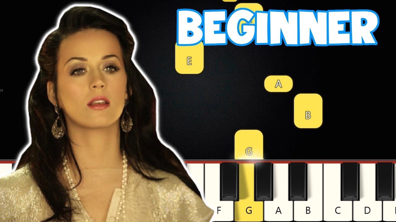 Firework - Katy Perry | Beginner Piano Tutorial | Easy Piano