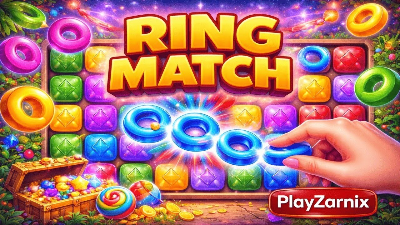 Ring Match Gameplay | Addictive Color Puzzle Challenge | PlayZarnix