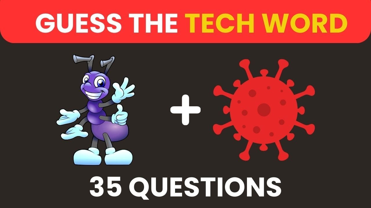 Guess the Tech word by emoji | can you guess the tech word | tech word trivia |