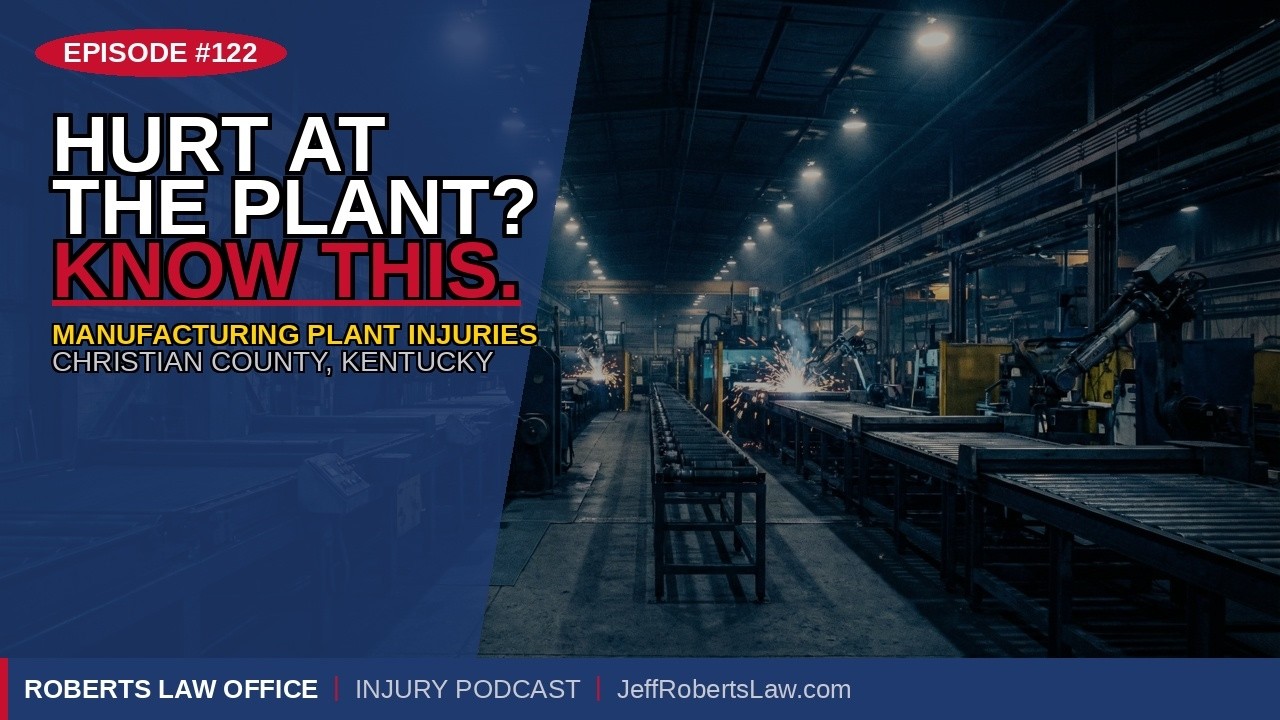 Injuries in Manufacturing Plants in Christian County