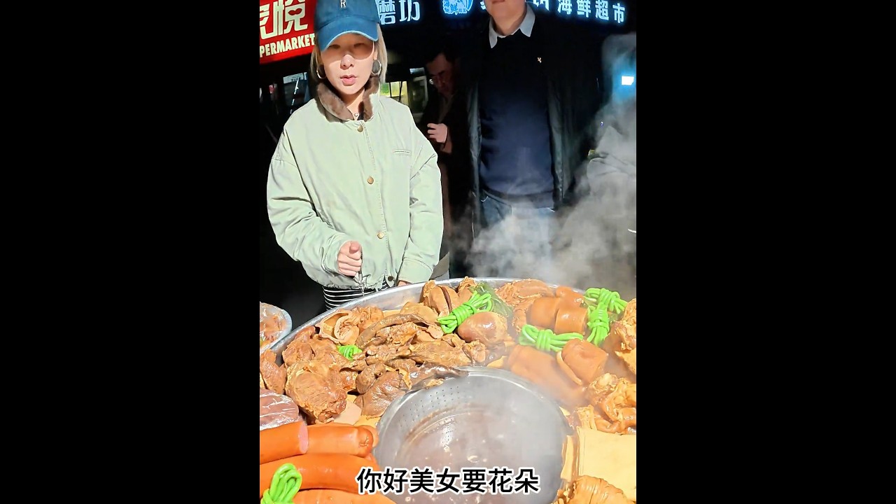 沉浸式体验在山东威海摆摊卖大锅热卤326天 #田大美卤味 #大锅热卤 #大锅卤菜 #威海美食