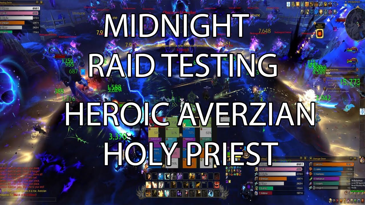 WoW Midnight Heroic Testing Averzian - Holy Priest