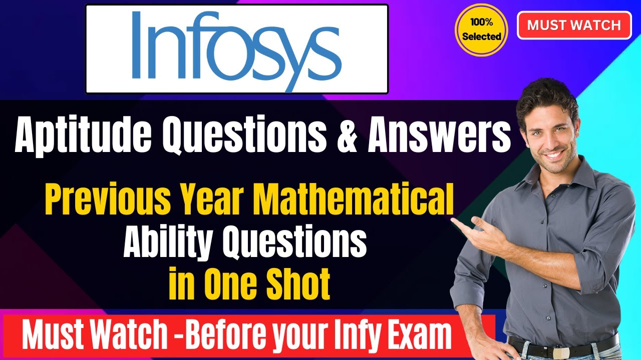🔥Вопросы и ответы по способностям Infosys | Вопросы Infosys прошлого года | Вопрос о технических ...