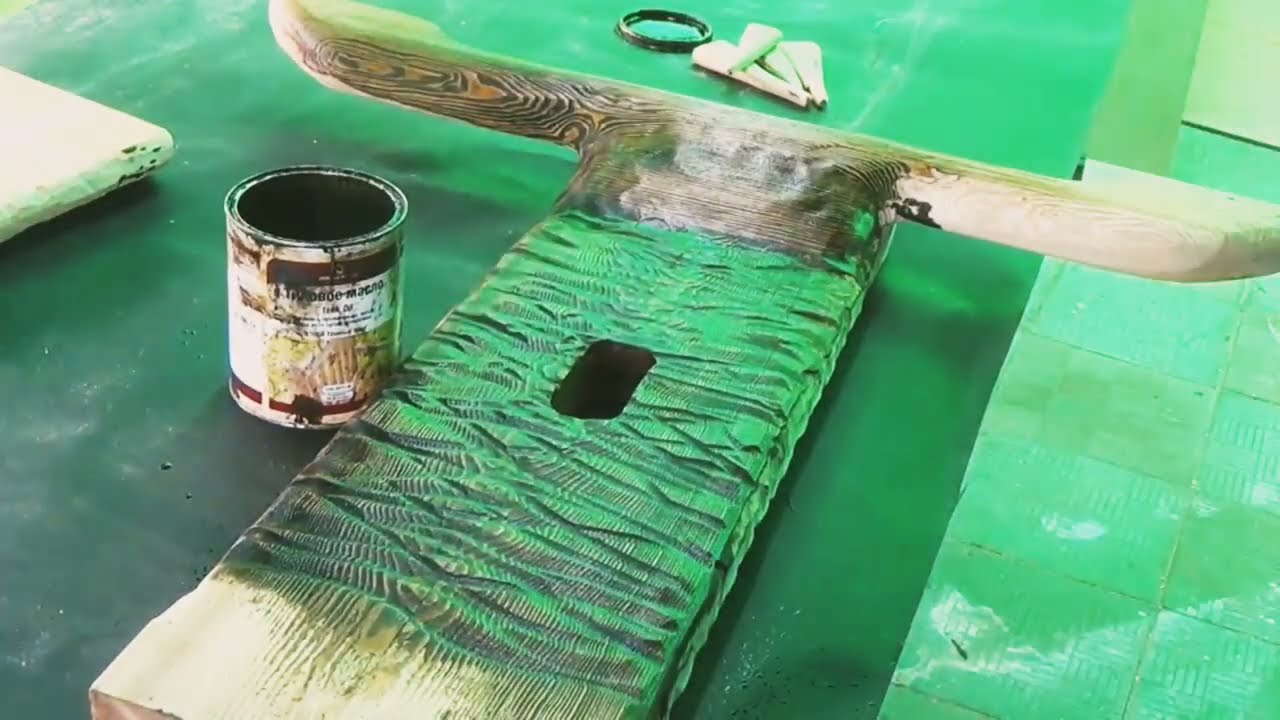 КАК СДЕЛАТЬ СТОЛ ПО НЕОБЫЧНОЙ ТЕХНОЛОГИИ HOW TO MAKE A TABLE НЕ ПРИЛИЧНО БОЛЬШОЙ СТОЛ