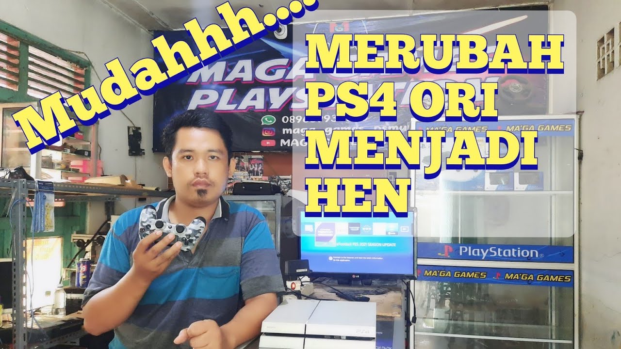 PS4|| MERUBAH PS4 ORI MENJADI PS4 HEN