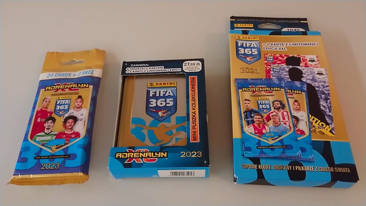 FIFA 365 2023 - MEGA UNBOXING FAT PACK VS MINI PUSZKA VS BLISTER XXL - WOW!!! WPADA MEGA KARTA