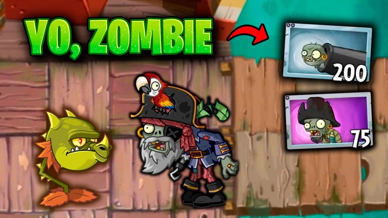 PvZ2 pero SOMOS LOS ZOMBIS 😈 (Yo Zombie Mod) Parte 2