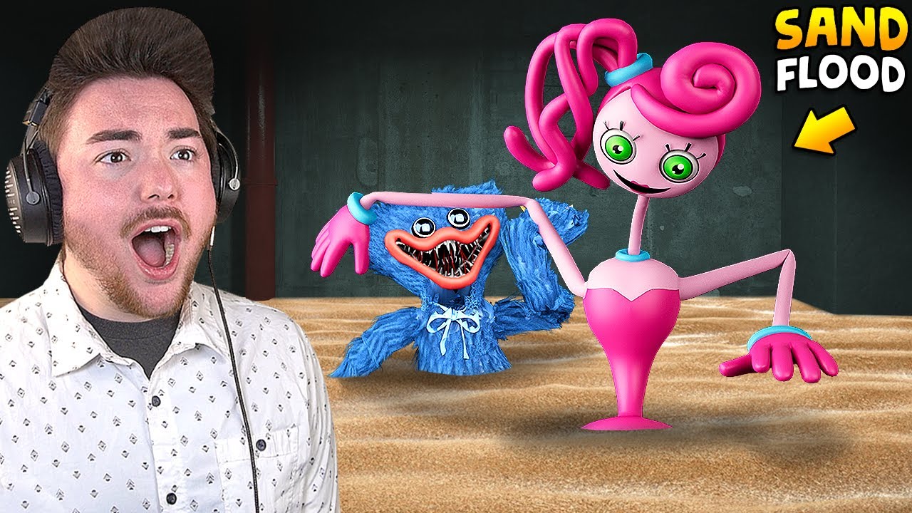 FLOODING EVERYTHING IN SAND!!! | Poppy Playtime Chapter 2 (Mods)