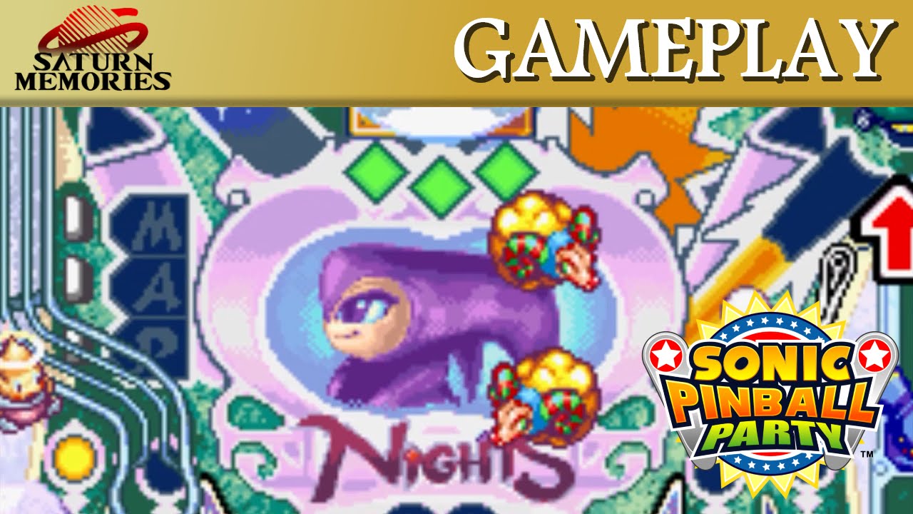 Sonic Pinball Party [GBA] by SEGA - NiGHTS Table [HD] [1080p]