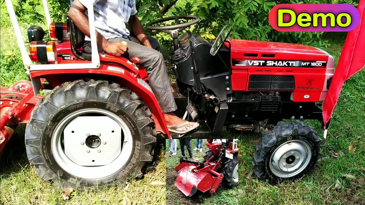 vst Shakti 180D 4×4 | demo | mini tractor | vst Shakti  @HARESHAGROTRADERS @tractors_India.