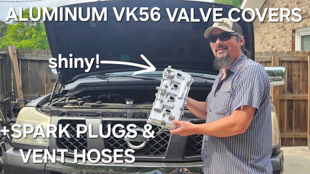 Nissan Titan/Armada VK56 aluminum valve covers