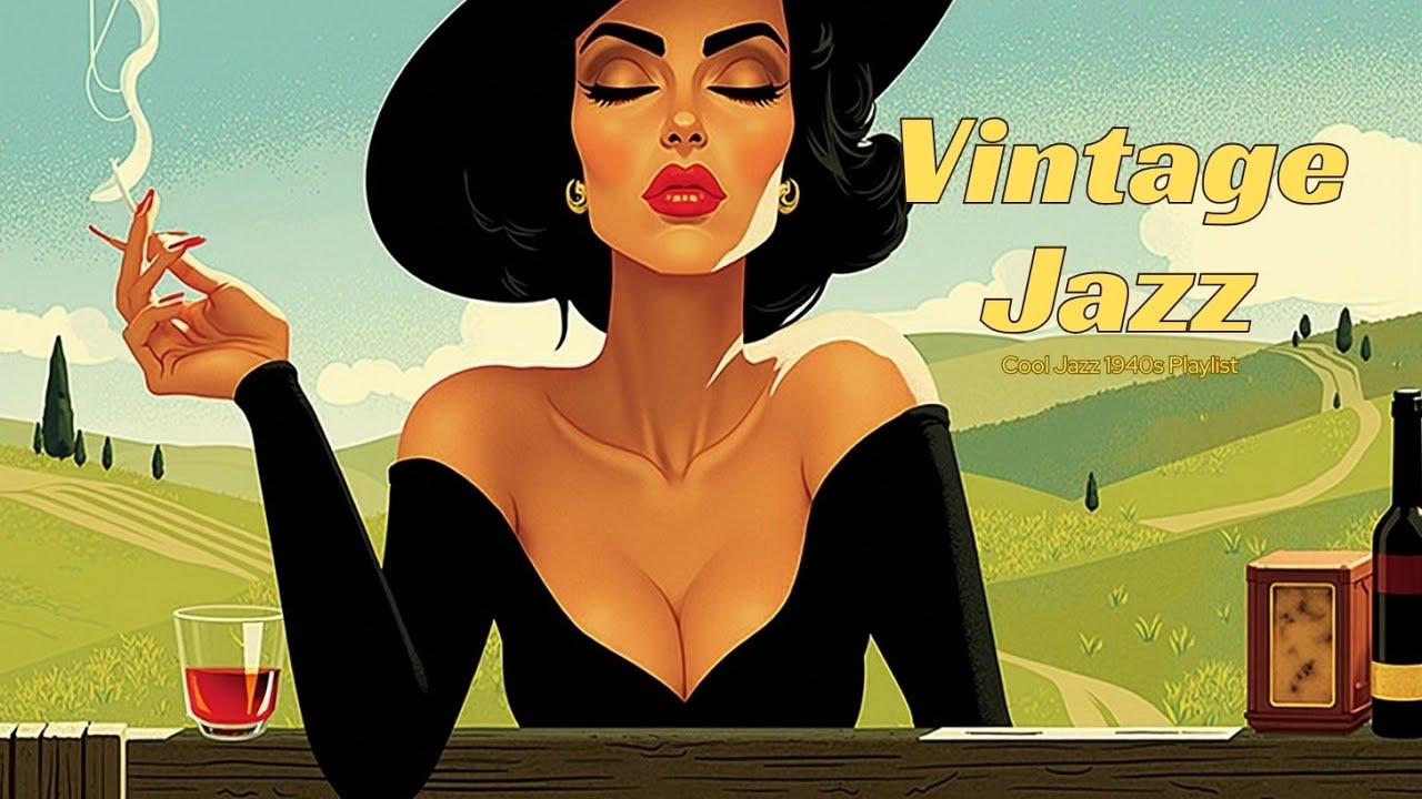Плейлист Cool Jazz 1940-х - Винтажная джазовая музыка для вневременной атмосферы спикизи