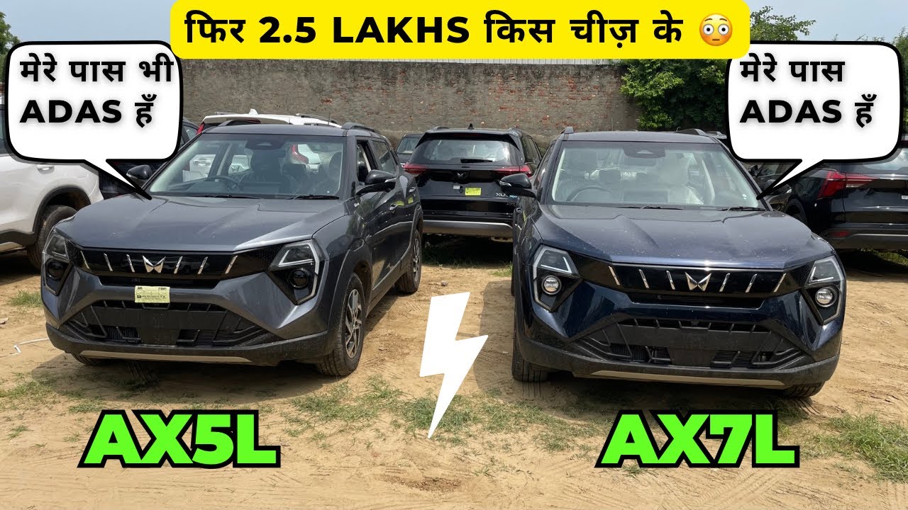 MAHINDRA XUV3XO AX7L V/S AX5L 🔥 | Mileage | Features | Full Comparison