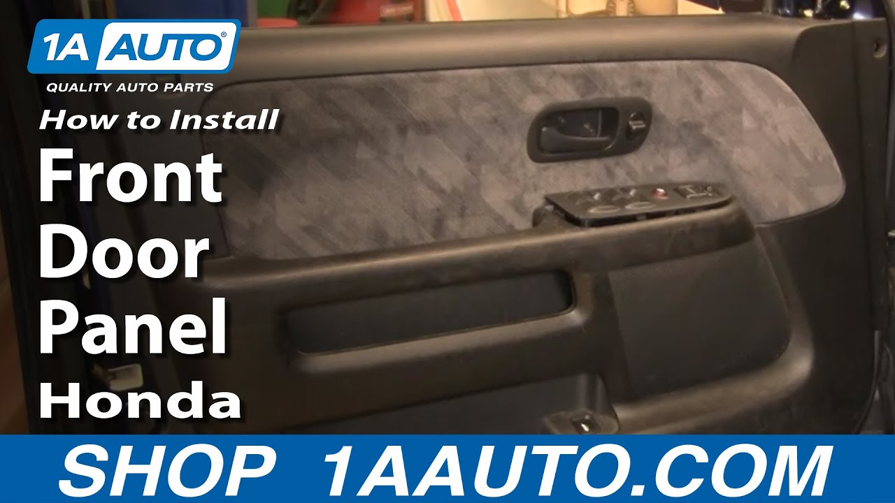 Как снять переднюю дверную панель Honda CR-V 02-06