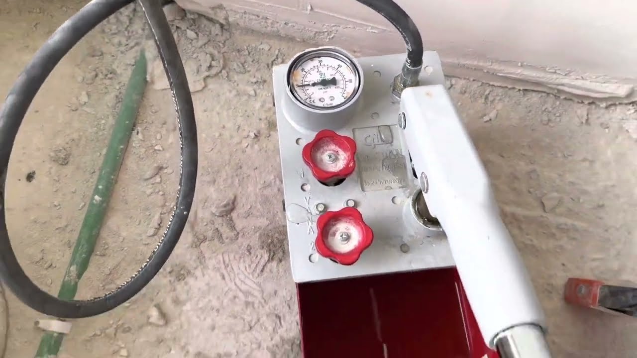 How to make pressure test for PPR pipe