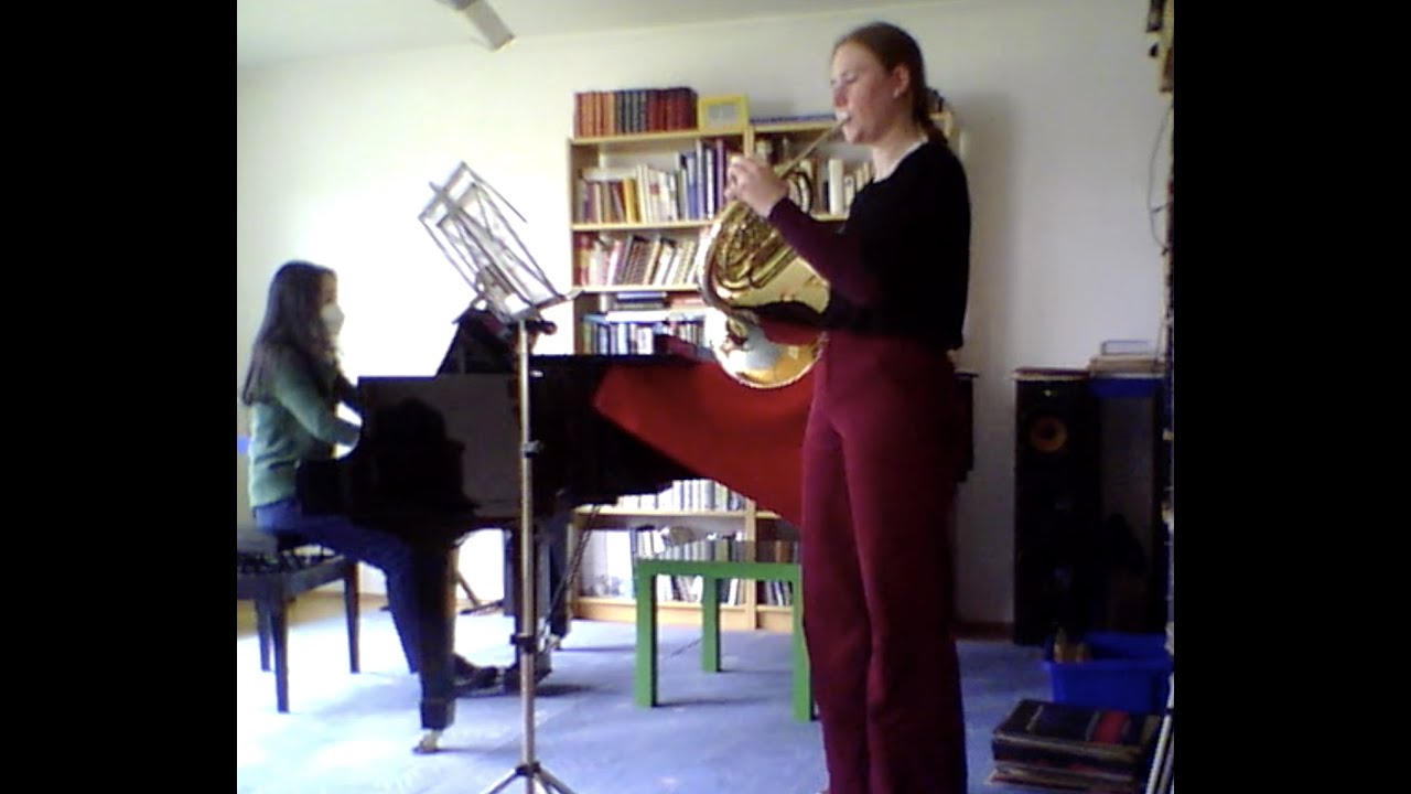 Emma Gutsche (Kassel) Horn - Vorspiel LJO Hessen Mai 2021 - Saint-Saëns/Mozart/Bizet/Beethoven