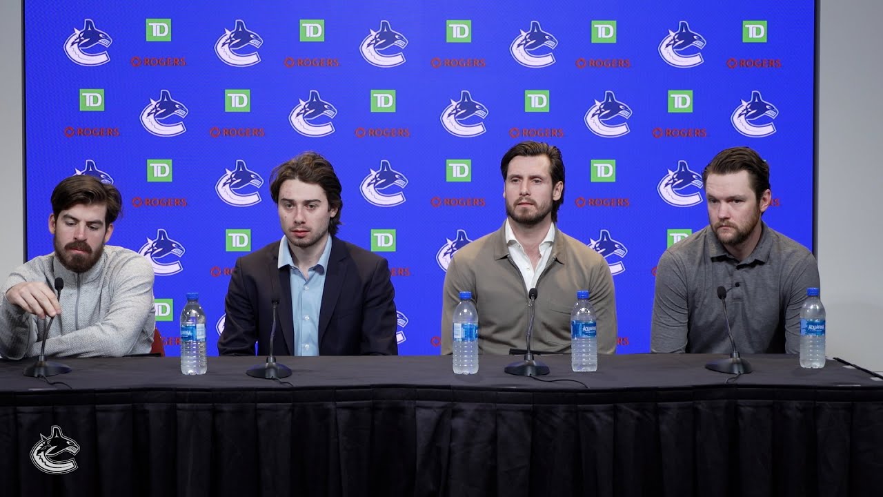 Garland, Hughes, Ekman-Larsson and Demko - 2022-23 Year End Media