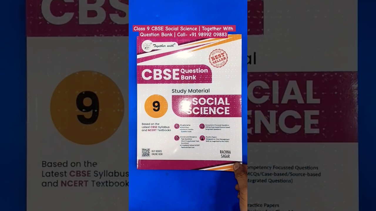 Class 9 CBSE Social Science | Together With Question Bank Review | Best Book for 2025 Exam!