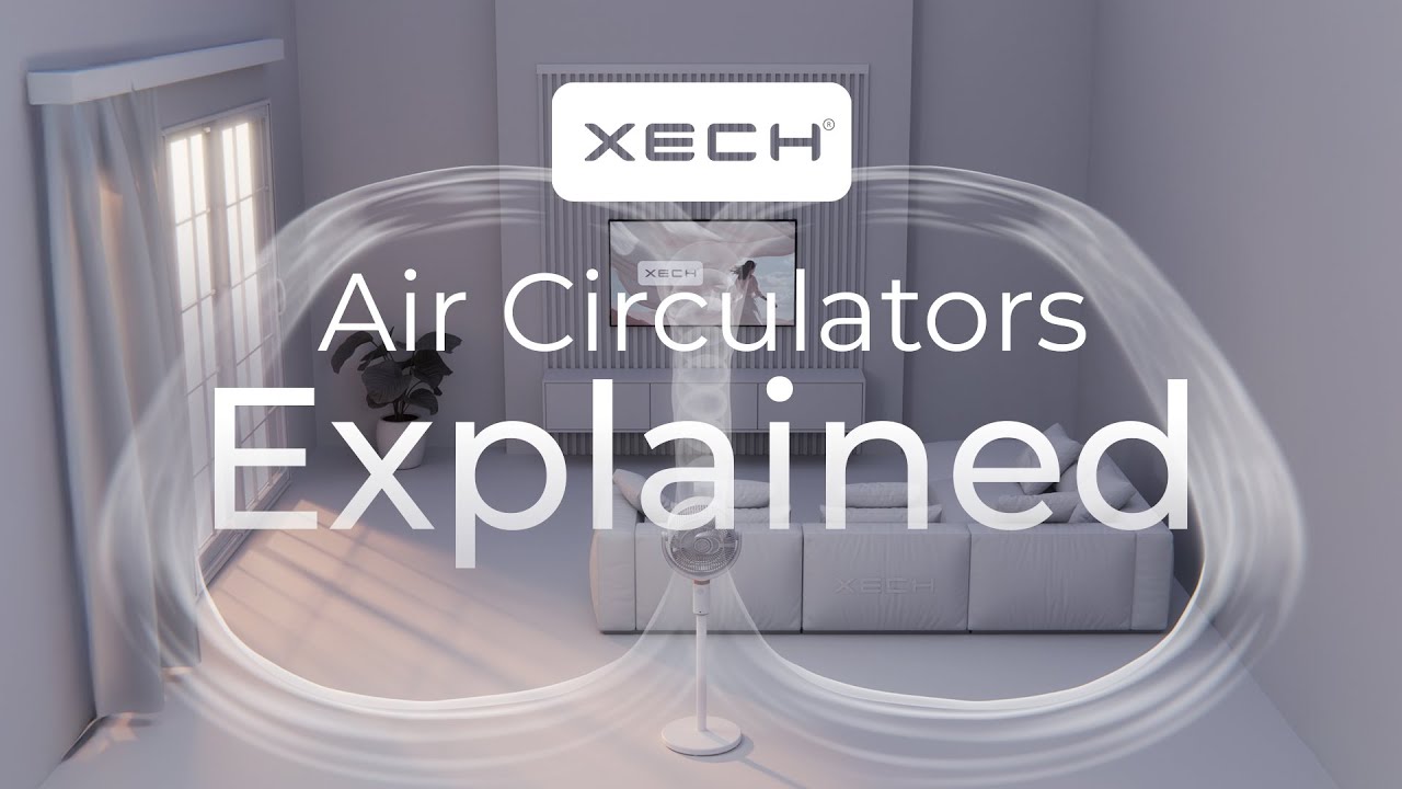 Air Circulators vs Fans: The Truth Behind Room Cooling Technology! With Xech Air circulator Gusto