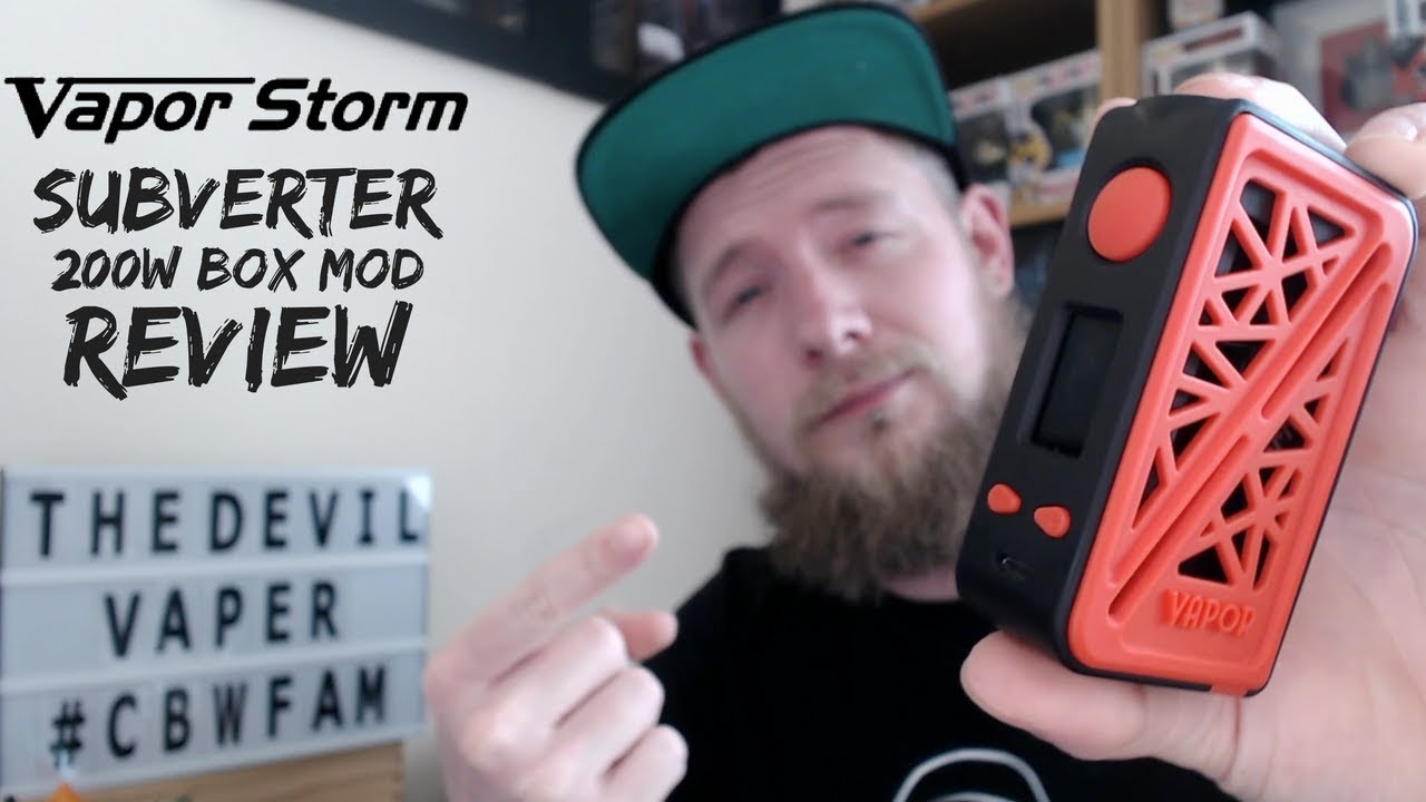 VAPOR STORM SUBVERTER 200w Box Mod Review