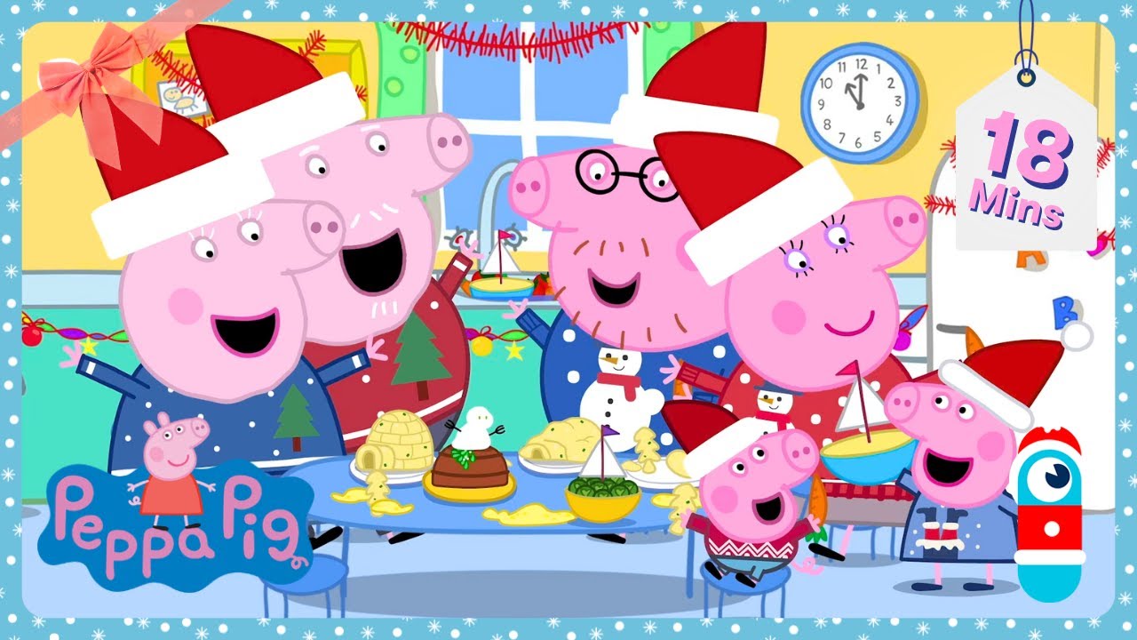 Peppa's Christmas Lunch! | Festive Family Shows for Kids ❄️ | WildBrain Families | Happy Holidays! 🎁