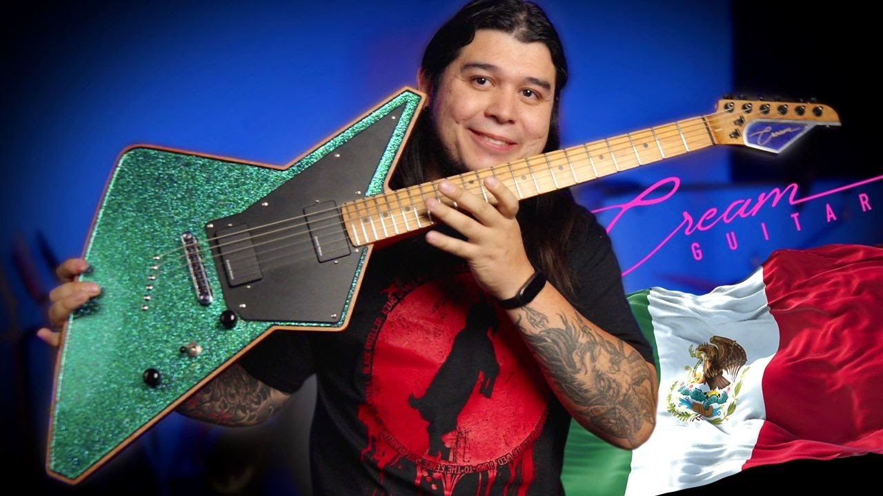 ¡MI NUEVA GUITARRA ES 100% MEXICANA! - Cream Guitars Voltage Metal