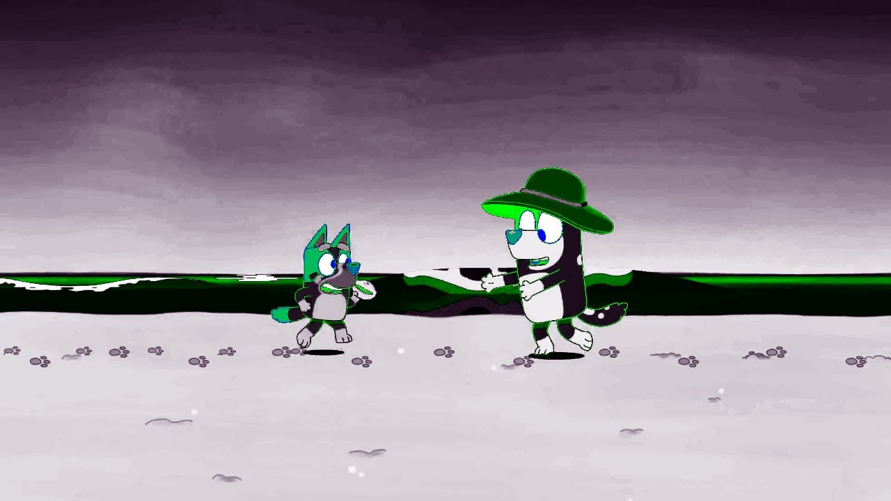 Bluey And Mom Reunite At The Beach | Video Effects | Sponsored by:Gamavision Csupo Effects