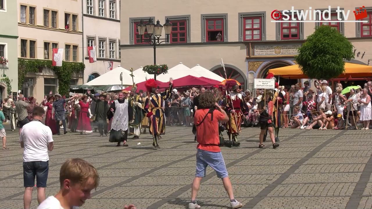 Festumzug zum Naumburger Hussiten- Kirschfest 2024.