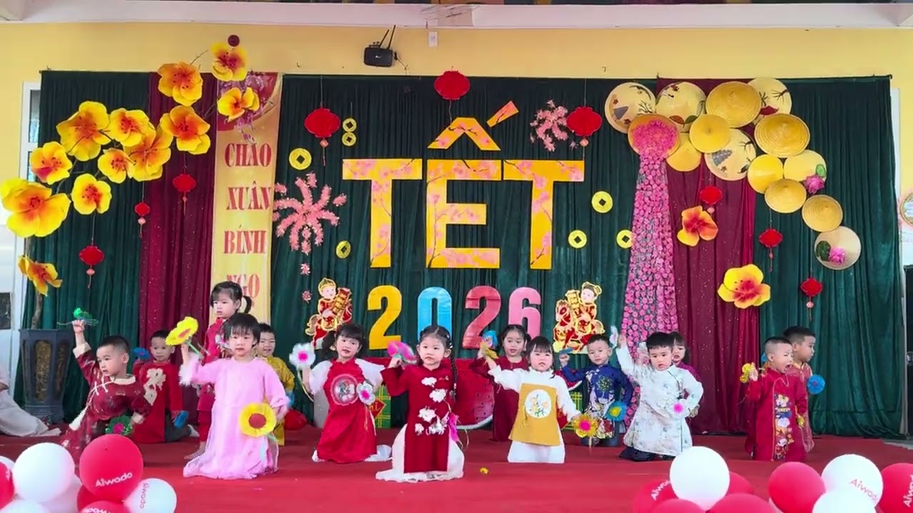 Múa Bao lì xì đỏ 3-4t