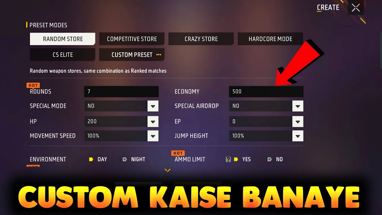 Custom Kaise Banaye Free Fire | Custom Kaise Banate Hain | Free Fire Mein Custom Kaise Banaye 