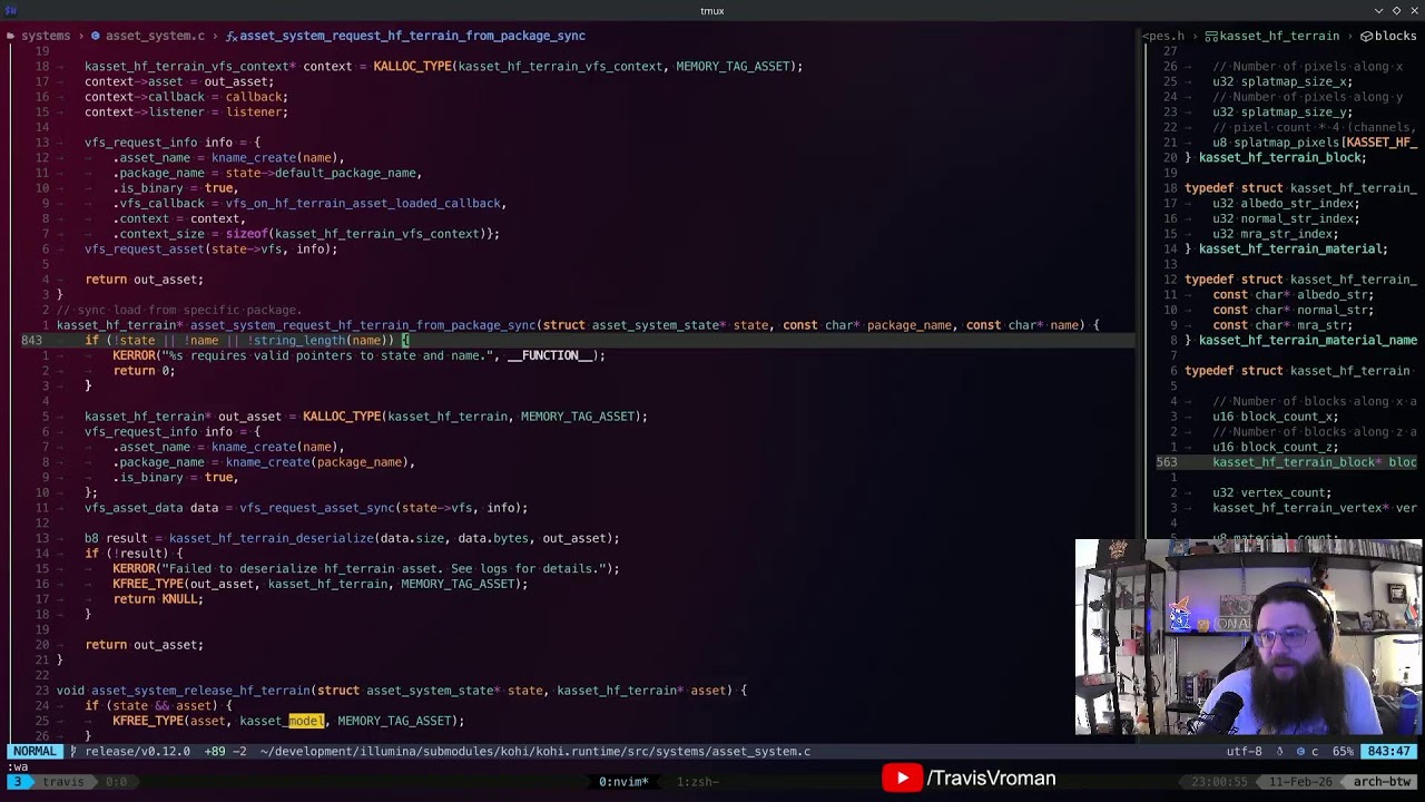 Game Dev (custom engine) Shadows of Illumina Ep. 40: Splash Screen, Terrain Walking and File Format