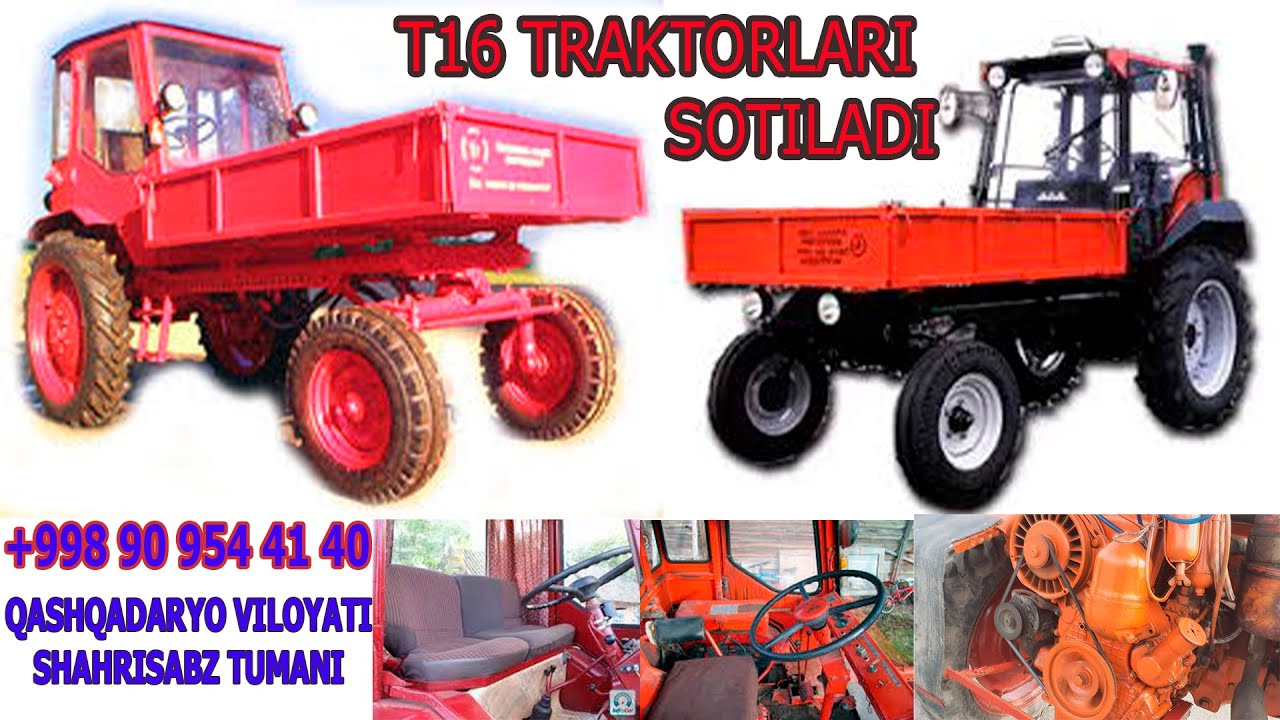 Трактор нархлари  Т-16  | Traktor narxlari T-16   Sotiladigan  Traktorlar