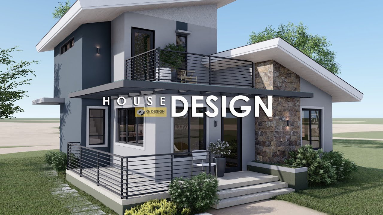 SMALL HOUSE DESIGN | 2 STOREY with DECK | 8.65m x 9.00m (119 TFA) | 3 BEDROOM