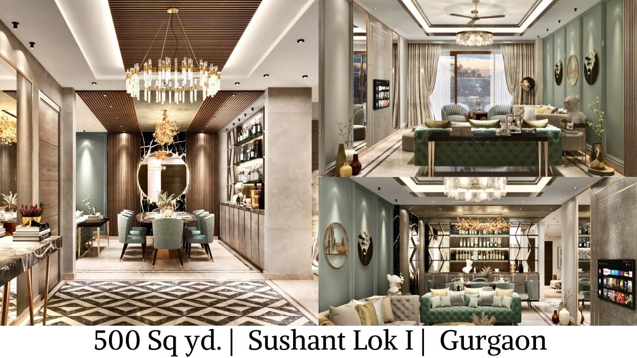 502 Sq. Yard 4 BHK Park Facing Luxurious Builder Floor in Sushant Lok 1 Gurgaon VRV Air Conditioner