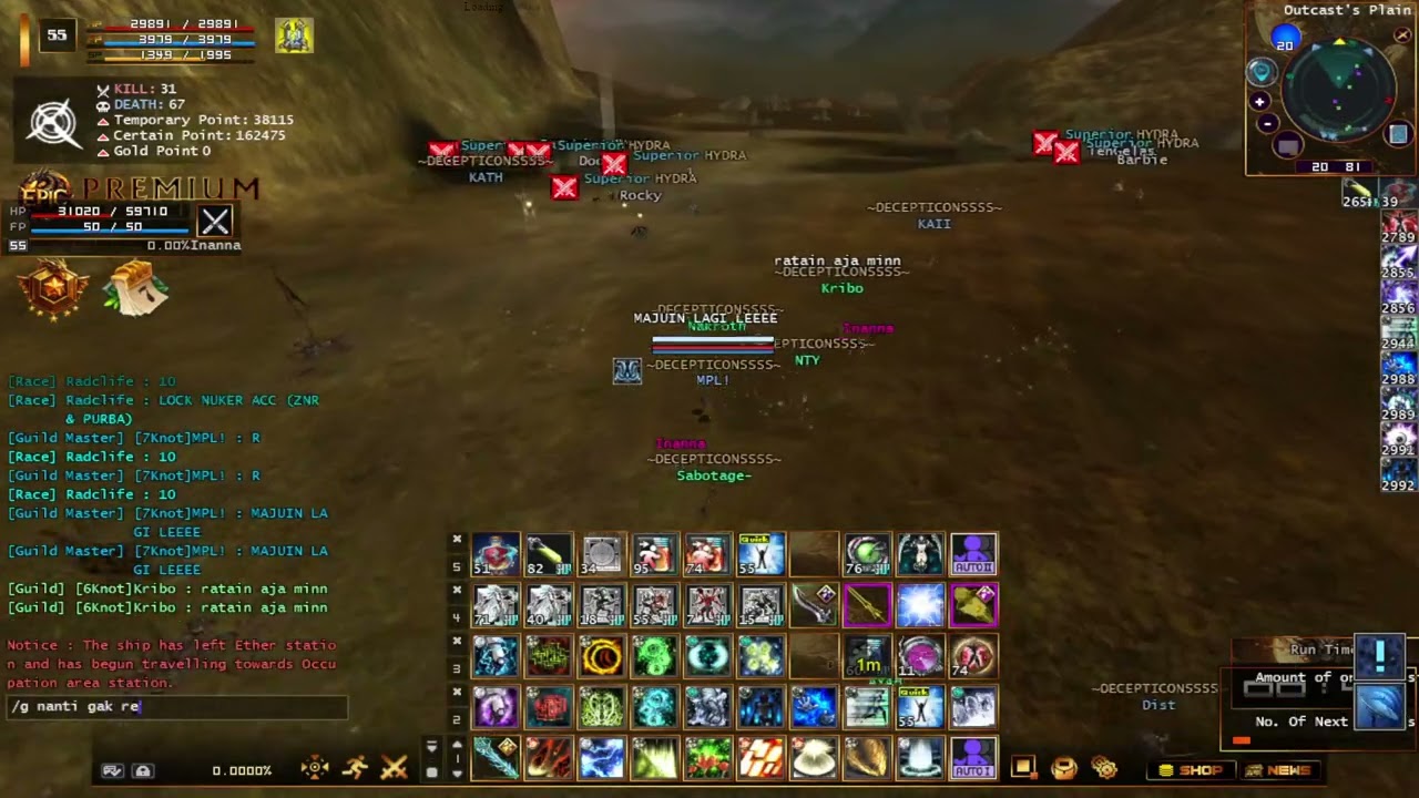 Sparing fun Decep vs hydra~
