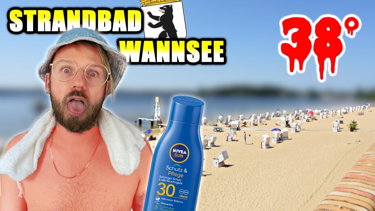 HITZEWELLE IN DEUTSCHLAND, wie ist das STRANDBAD WANNSEE in BERLIN?