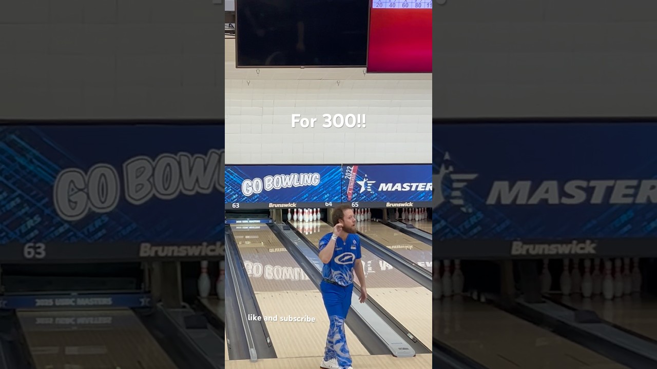 March Madness 2025 Elite 8 Masters Kyle Troup going for 300 to advance.